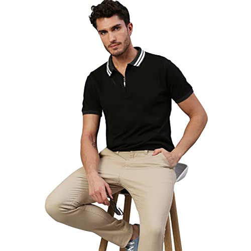 Image of Dennis Lingo Men's Cotton Slim Fit Polo T-Shirt