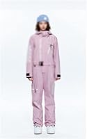 Vista 3 de LEPSJGC - Overol de snowboard para mujer con capucha y traje de esquí (color D, talla XL)