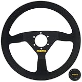 Momo R1913/35S Steering Wheel (MOD 69 Black Suede), 1 Pack