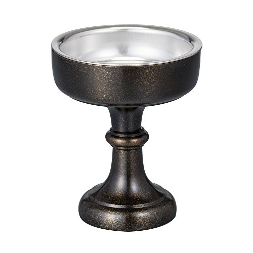 仏壇屋 滝田商店 仏具 仏器 (京丸型) 10番 高さ6cm×口径5cm 仏壇用の特選仏具・高級仏具・仏飯器・真鍮製・高岡銅器 証明書付