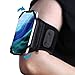 SenMore Fascia da Braccio con Borsa Airpods,Rotazione a 360° Fascia Porta Cellulare Fascia da Braccio Regolabile Compatibile con Samsung Galaxy A02S/A52/A12,POCO M3 Pro 5G,Redmi Note 9/10,Realme 8 Pro