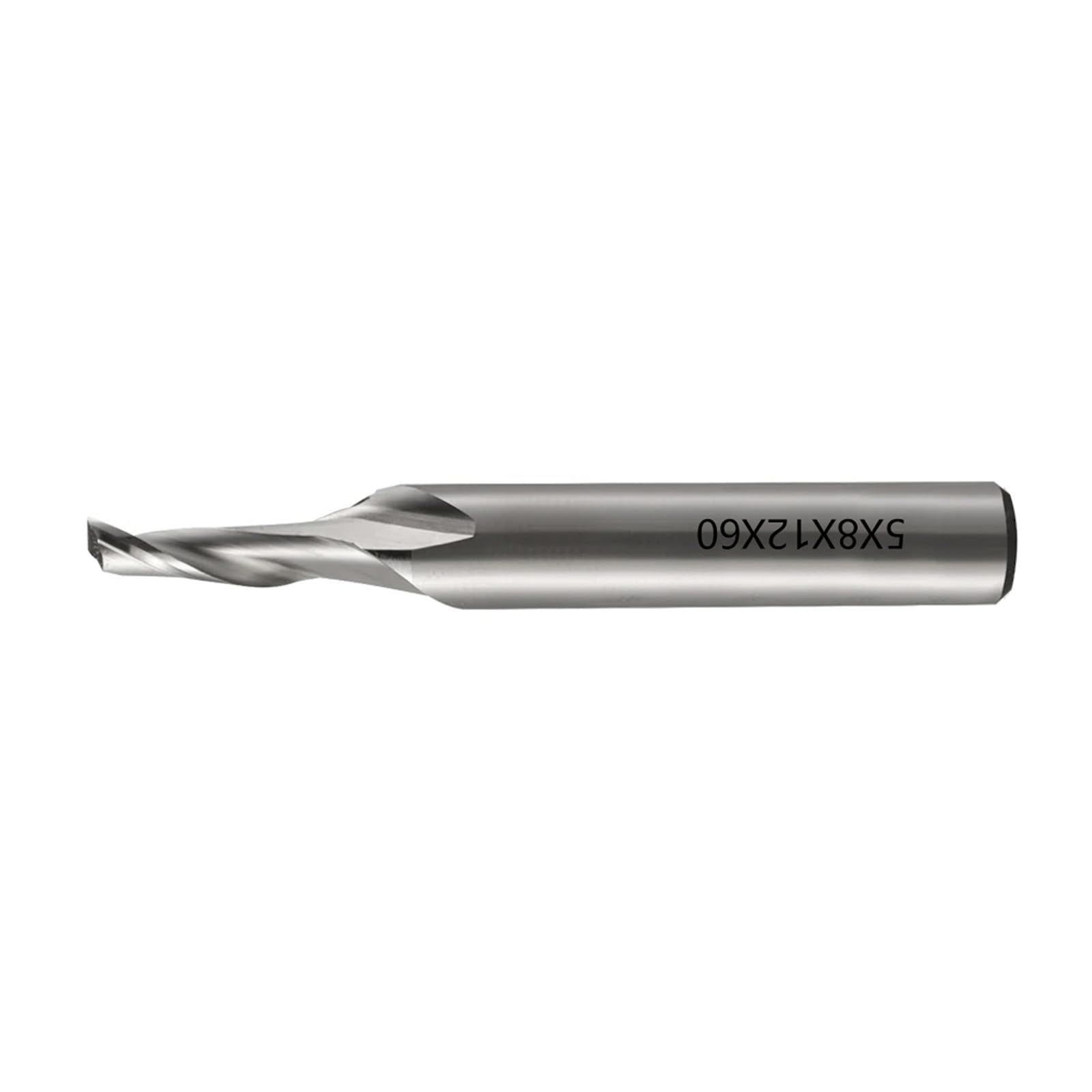 Maxtonser Steel Single Flute Spirals End Mill Accuracy Router Bit For Aluminum and Metal Cutting Milling Cutter Tool 8mm Shanks
