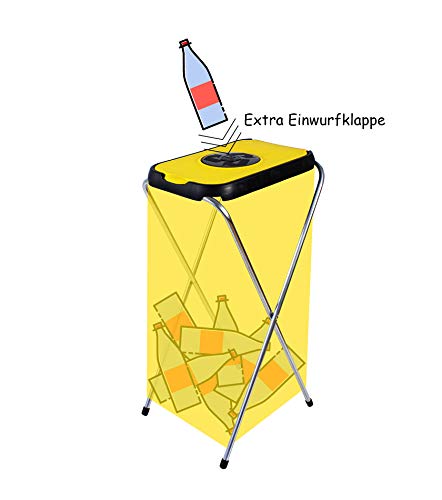 BigDean 3X Müllsackständer SwingFix GELB ORANGE BLAU 120L Blauer Gelber Sack Einer Mülleimer Müllbeutelständer Müllsackhalter 120L - Image 5