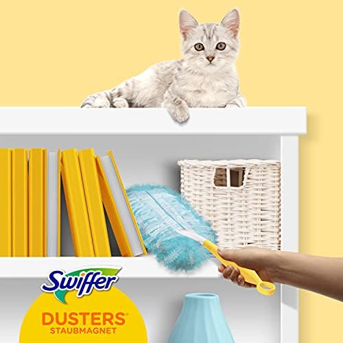 Swiffer Duster Kit, 1 Duster + 15 Refills, Duster Duster, Dust Catcher and Hold Dust