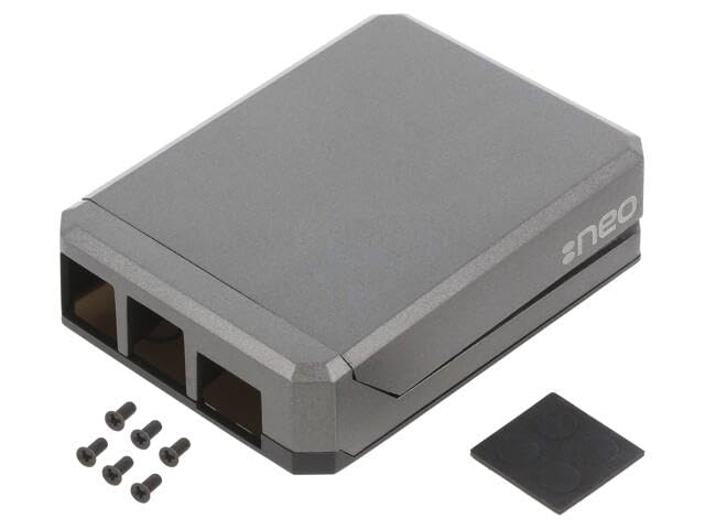ARG-15392 Gehäuse: für Computer Raspberry Pi 4 B Aluminium grau ARGON