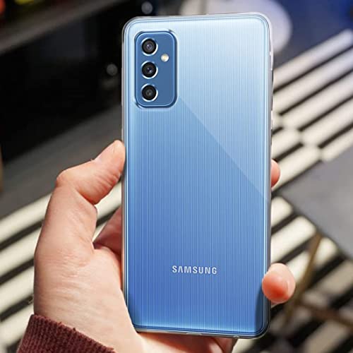 Image of Fashionury Crystal Clear Case for Samsung Galaxy M52 5G | Yellowing Resistance | Transparent TPU Silicone | Raised Camera Lips | Slim Transparent Cover