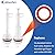 Flush Valve Seal for Mansfield 210/211 Flush Valve, Upgraded Silicone Material Mansfield Toilet Replacement Parts 160, Toilet Gasket Equivalent to 630-0030, 3Pcs