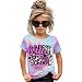 GLIGLITTR Happy Last Day of School Shirt Kids Boys Girls End of School Year T-Shirt Tie Dye Graduation Gifts Summer Tee Tops (Blue Purple,5-6T)