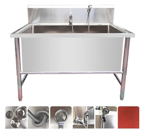 JINMLBO Banheira de cuidados para cães, estação de banho para cães de estimação, estação de lavagem