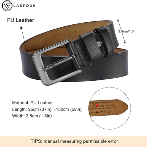 I Sucked It, So It's Mine - Think Of Me Whenever You Take Off Your Pants - Personalized Engraved Leather Belt for Men Husband Boyfriend, Custom Name Leather Belt, Valentine Anniversary Birthday Gifts4