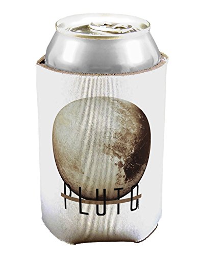 TOOLOUD Planet Pluto Text Can/Bottle Insulator Cooler - 2 Pack