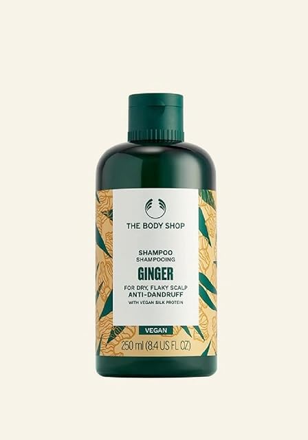 The Body Shop Ginger Anti Dandruff Shampoo for Dandruff Itchy Flaky or Dry Scalp 250ml