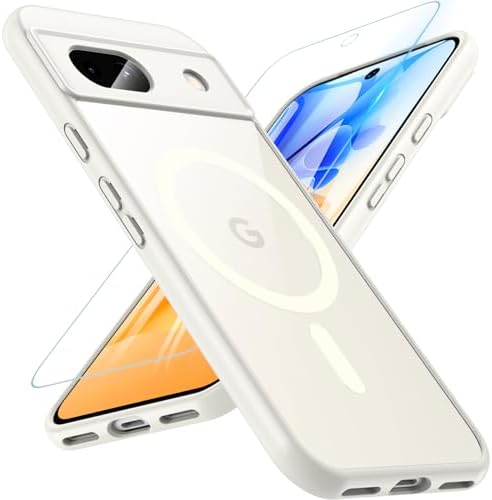 Amazon.co.jp: Google Pixel 8a ケース 【ガラスフィルム付き・MagSafe 