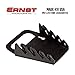 ERNST Gripper Wrench Organizer, 4 Tool, Black