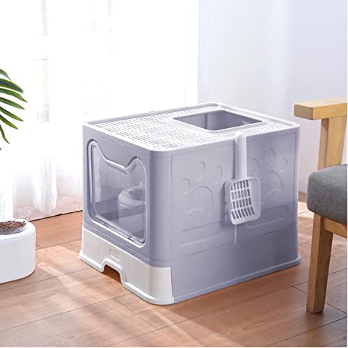 Extra Large Cat Litter Box With Lid Litter Box Enclosure Covered Cat Litter Box Self Cleaning Cat Litter Box Top Entry With Scoop Easy Clean Llitter Box #TOP6