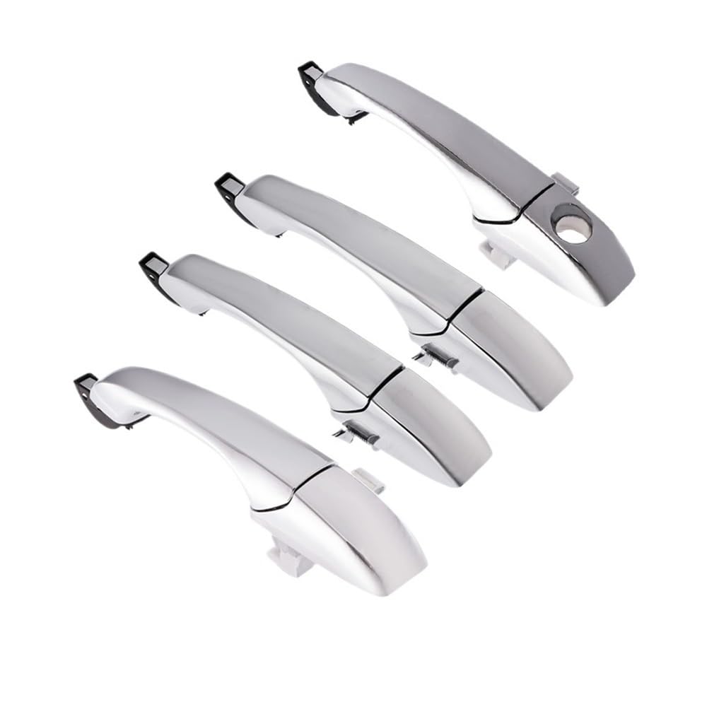 BIKKJBK Car Vehicle Door Handle Outer Exterior Door Handle for Chrysler 300 300C 2005-2010 for Magnum 2005-2008 FL FR RL RR 5065800AG 4589009AG