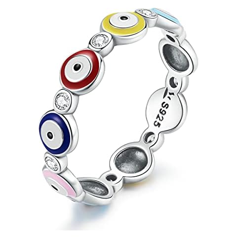 Anillo Qings Evil Eye Ojo Nazar Multicolor Cover