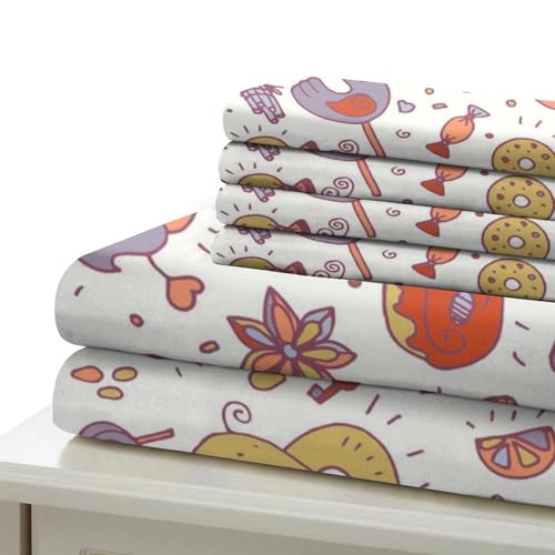 Parure de lit surf 260x220 super king avec housse de couette effet 3D microfibre confortable
