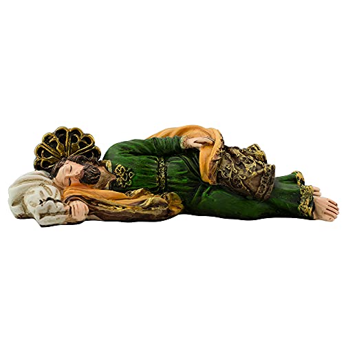 Estatua Decorativa de San José Durmiente 5" miniatura 1