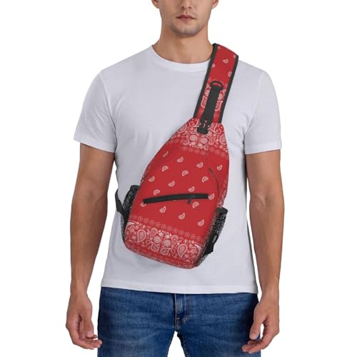 Cross Chest Bag Diagonally Sling Backpack Crossbody miniatura 7