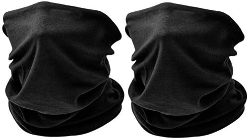Outdoor Face Mask - Perfect for Motorcycle Riding, Skiing, Snowboarding, Fishing - Work as Sun Shield, Dust Mask, Neck Gaiter, Balaclava, Bandana - Breathable Seamless Microfiber