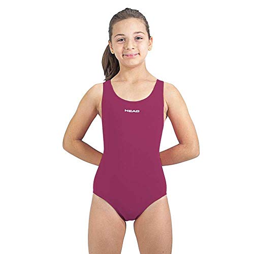 HEAD SWS Solid Last Girls maillot de bain anti-chlore ultra résistant pour sport aquatique