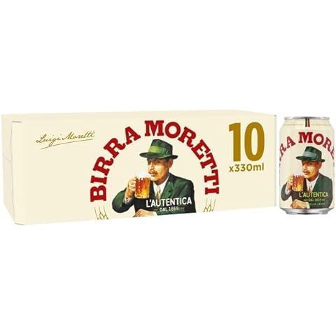 Birra Moretti Lager Beer, 10 Pack Cover