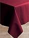 Hoffmaster 8108-D24 Linen-Like Solid Burgundy Color in Depth Table Cover, Banquet Size 50 x 108 inch - 20 per case.