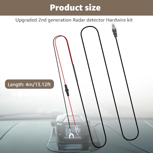 Kit de cable duro de detector de radar RJ11 universal Uniden Escort 2