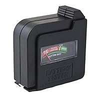 Vista 1 de Comprobador de batería, comprobador de carga de batería portátil para pilas AA AAA C D 9 V/1.5 V / pilas de botón de 1.5 V / baterías regulares