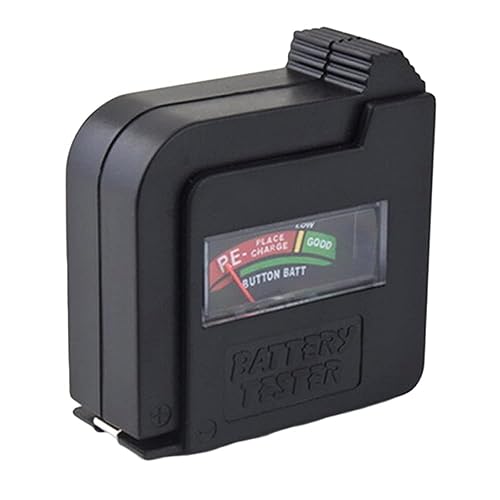 Comprobador de batería, comprobador de carga de batería portátil para pilas AA AAA C D 9 V1.5 V pilas de botón de 1.5 V baterías regulares o