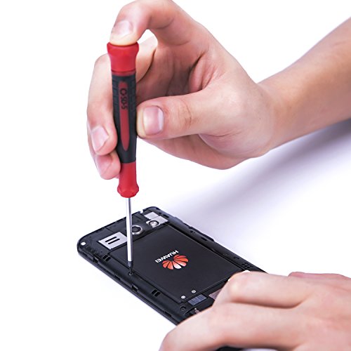 Efficere SD-002 9-Piece Precision Screwdriver Set | Phillips #0, 00, 000 | Flat 1.5Mm, 2.0Mm, 2.5Mm | Torx T5, T6, T7 | Durable Chrome Vanadium Steel Shaft thumb #6