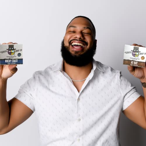 Dr. Jekyll Bar Soap For Men, 5 Pack - Quality Men's Bar Soap, Masculine Scent, No Harmful Chemicals - Aloe Vera And Jojoba Oil - Natural And Organic Ingredients, Formulated & Handcrafted In The Usa - At Bay, 6 Oz Each, Pack Of 5 #TOP3