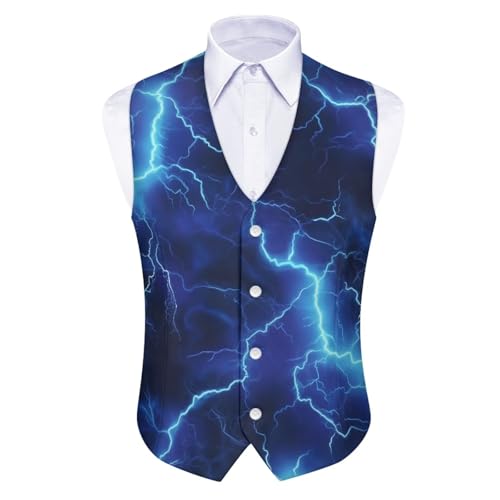 TOADDITDO Suit Vest for Men Button Up Vests Regular Fit V-Neck Tops Sleeveless Formal Tuxedo Vest4