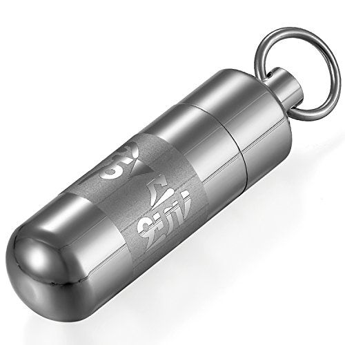 Flongo Collar para hombre y mujer con colgante para 2 cadenas de...