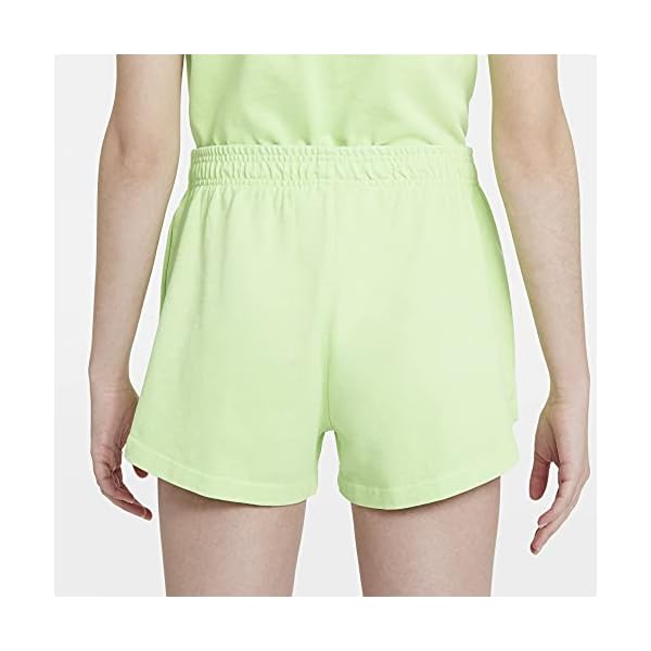 Nike-Sportswear-Womens-Wash-Shorts-Womens-CZ9856-358 Nike Sportswear Women's Wash Shorts CZ9856-358 (Ghost Green/Black), Large