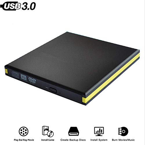 ZXL unità CD/Dvd Esterna Hi-Speed USB 3.0 Recorder Player unità Mobile Portatile Sottile per Laptop MacBook/Laptop Windows/Desktop
