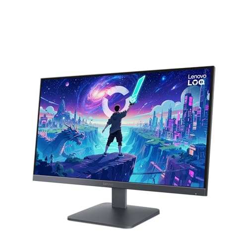 Image of Lenovo LOQ 27-10 | 27 inch (68.5cm) FHD (1920x1080) IPS 200Hz Gaming Monitor | 0.5ms, HDR10 Compliance, AMD FreeSync, 99% sRGB, 2xHDMI 2.1 TMDS, 1xDP 1.4| Tilt | Lunar Grey | 68F2GACBIN