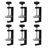 Cabilock 6-teiliges G-Klemmen-Set – Metall-Klauen-Schrankklemmen für die Montage von Schränken, Holzbearbeitungsclips für Montagearbeiten, Schweißen und Basteln