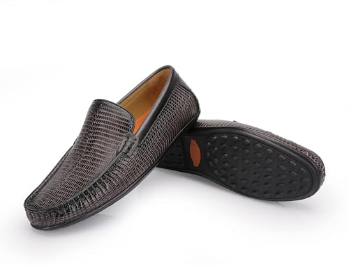 Men's Dress Shoes Classic Fashion Leather Penny Loafers for Mens Slip On Driving Dress Shoes Business Formal Shoes for Party Banquets Weddings2