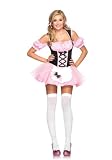 Leg Avenue Women's Gingham Miss Muffet Dress, Multi, X-Small