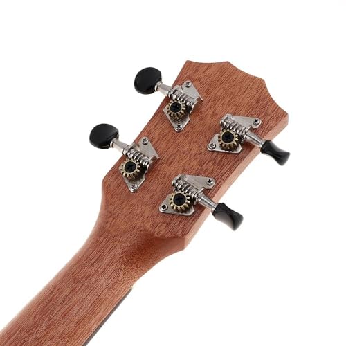2R2L Tête mécanique en acier 4 cordes pour ukulélé Noir - Les Beatles, Paul McCartney, John Lennon, RIngo Starr, George Harrison 2R2L Tête mécanique en acier 4 cordes pour ukulélé Noir – Image 8