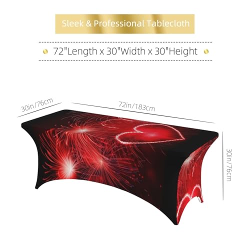 Nappe extensible en élasthanne anti-pli pour table rectangulaire de banquet - 7