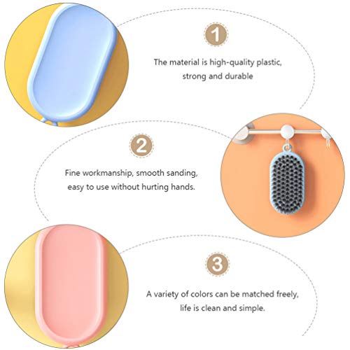 5 Unidades Escova De Sapato Escova De Lavanderia Escova De Lavanderia Pendurada Escova De Legumes Li