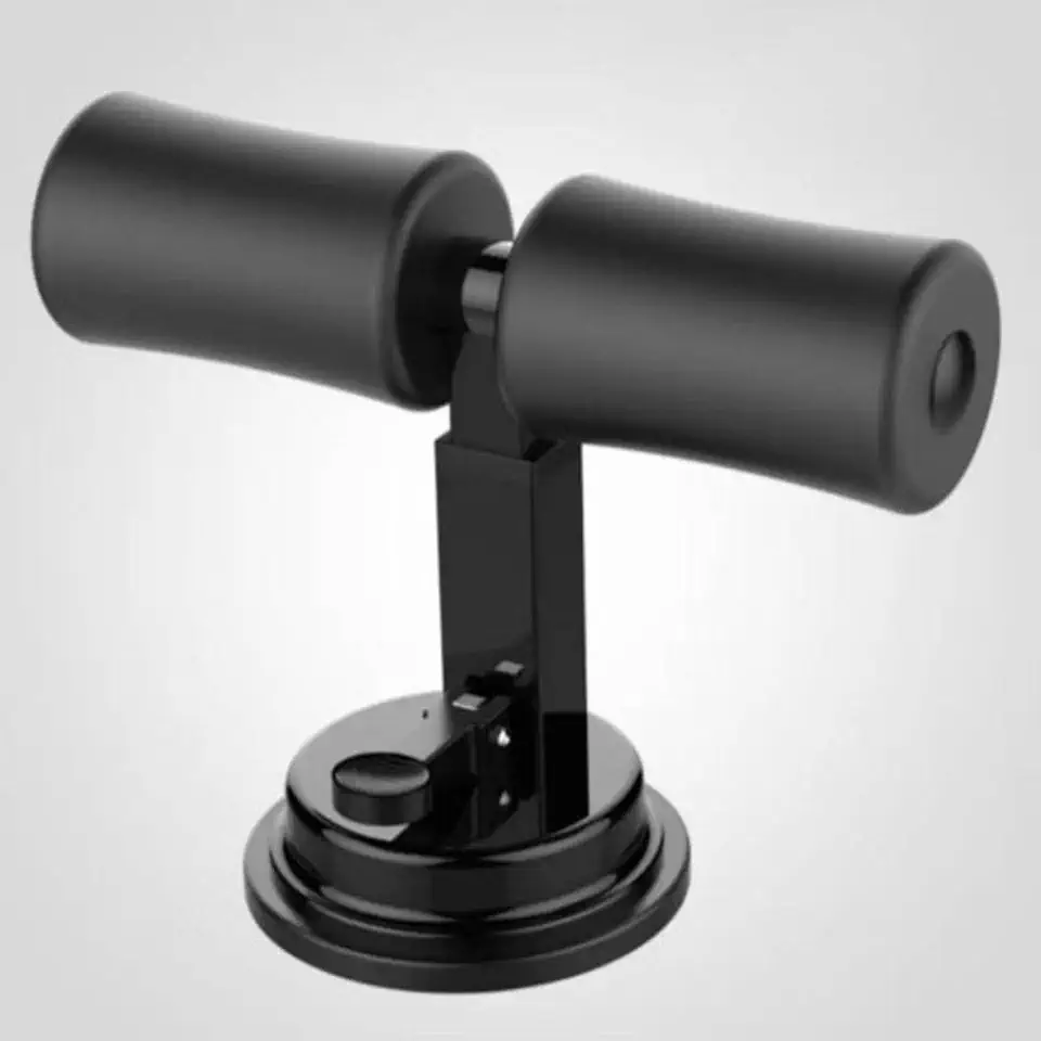 Aparelho Abdominal Portátil com Ventosa, Suporte para Exercícios em Casa, Base Fixa com Almofadas de Espuma, Equipamento de Ginástica para Fortalecimento
