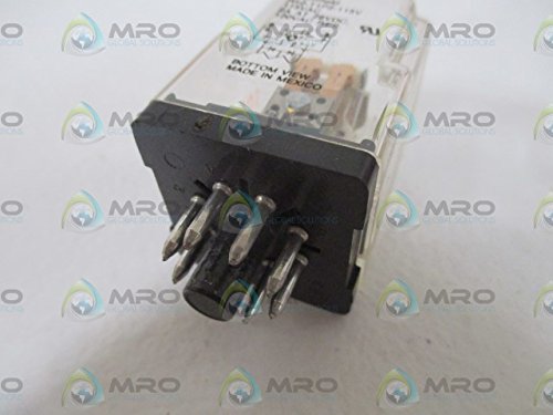 TE CONNECTIVITY/POTTER & BRUMFIELD R10-T1P2-115V Power Relay, DPDT, 115VAC, 3A, Plug in