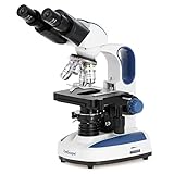 AmScope Exclusive 40X-1000X Advanced Student and Professional Compound Microscope w/Ergonomic Design