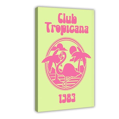 wangpaihui Club Tropicana Retro 1980's Print Fashion Print, Neon Art,