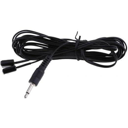 bnf 2x3 Meter IR Blaster Emitter Cable 35mm Male to 2 Tran