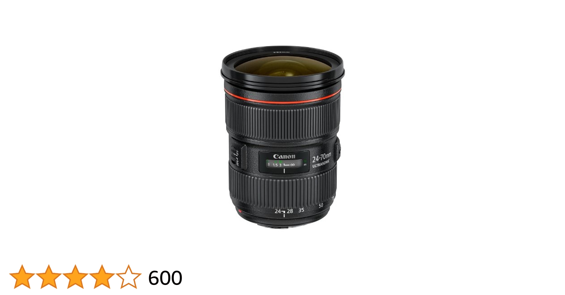 キヤノン Canon EF 24-70mm f/2.8L USM Canon EF 24-70mm f/2.8L USM Standard Zoom Lens for Canon SLR